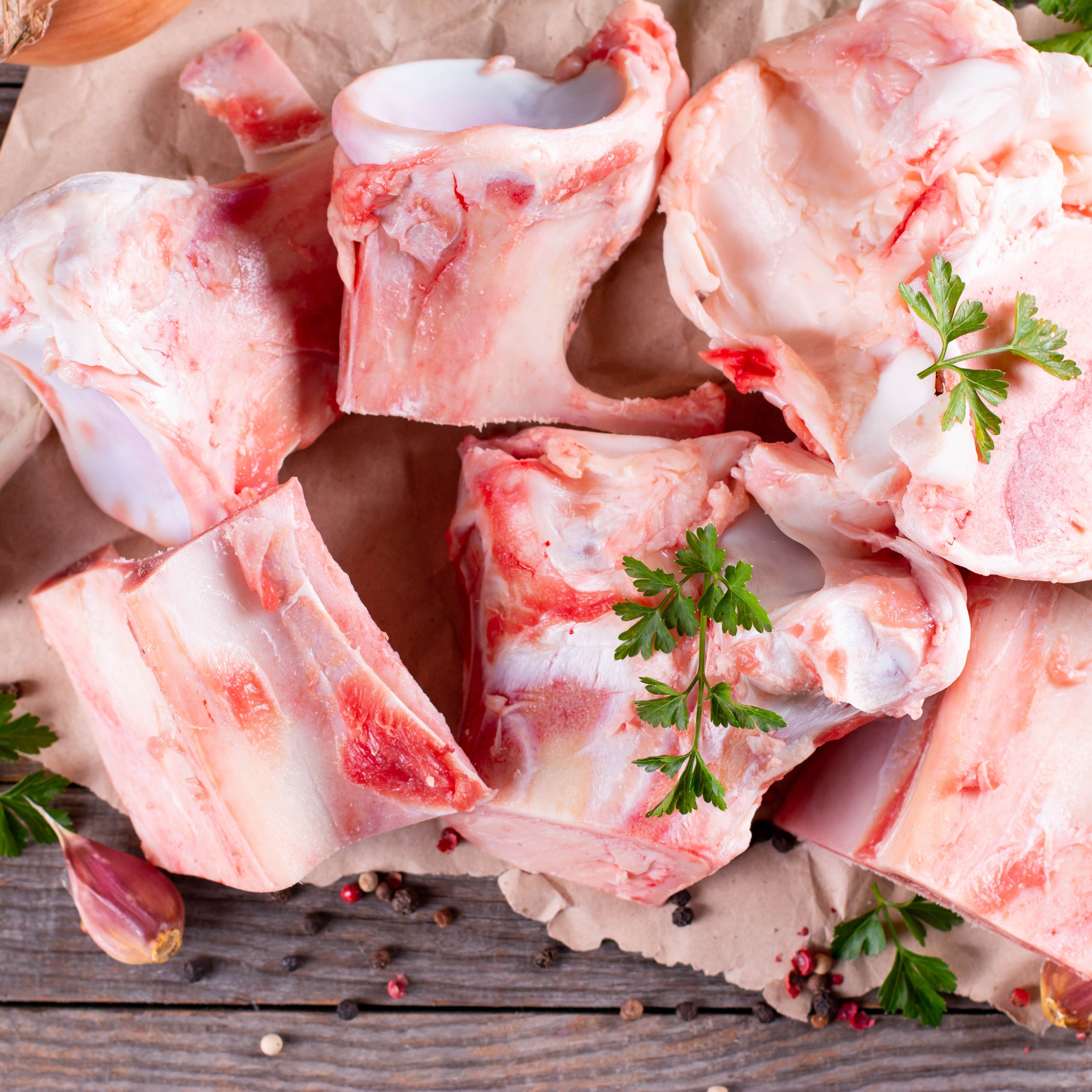 Grass Fed Beef Bones 10lb